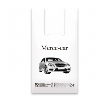 Пакет майка"Мерседес" 27х49 