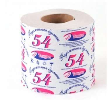Туалетная бумага "54" втулка